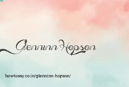 Glenninn Hopson
