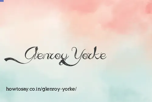 Glenroy Yorke