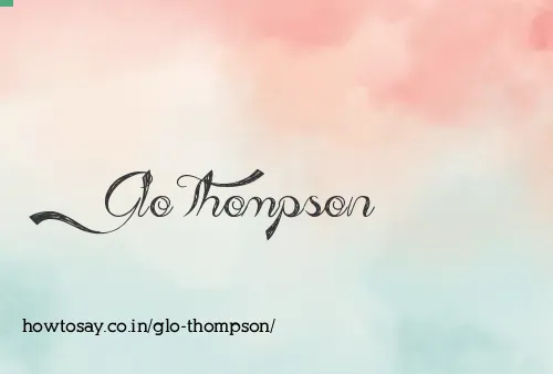 Glo Thompson