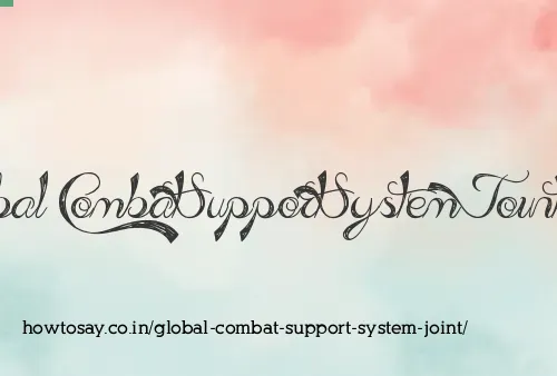 Global Combat Support System Joint