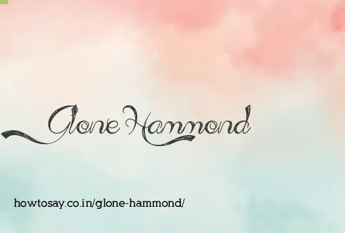 Glone Hammond