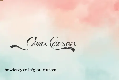 Glori Carson