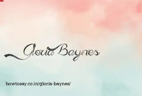 Gloria Baynes