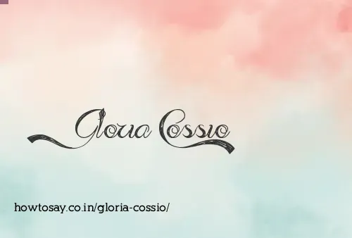 Gloria Cossio