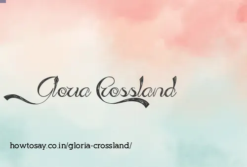 Gloria Crossland