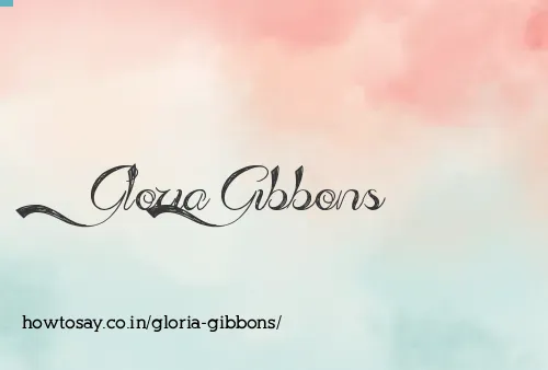 Gloria Gibbons