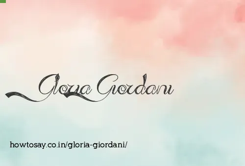 Gloria Giordani