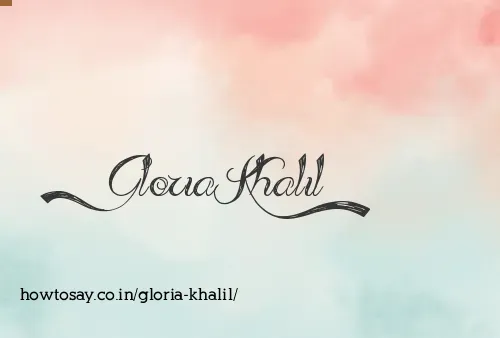 Gloria Khalil