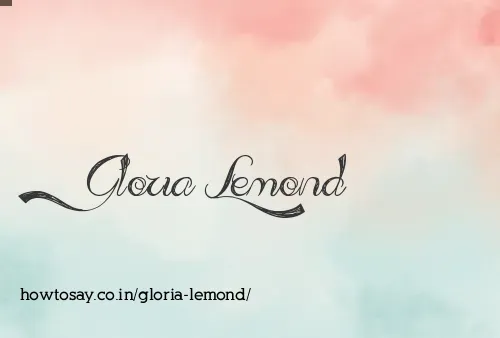 Gloria Lemond