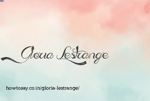 Gloria Lestrange