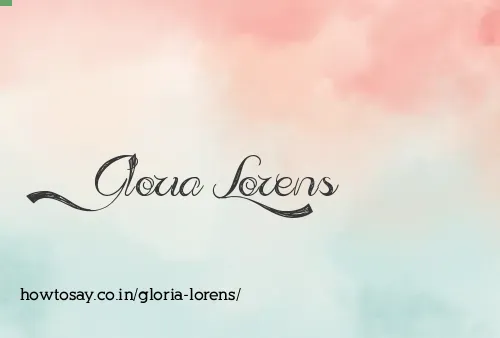 Gloria Lorens