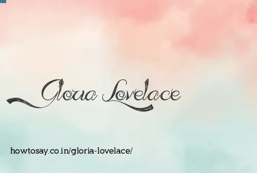 Gloria Lovelace