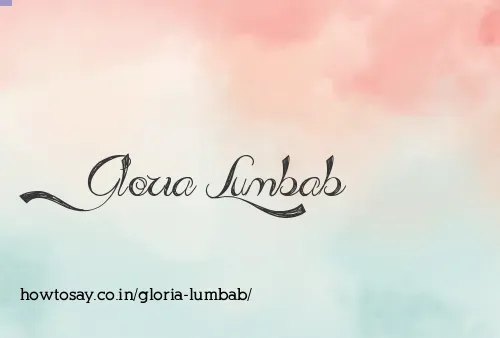 Gloria Lumbab
