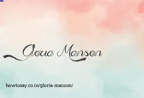 Gloria Manson