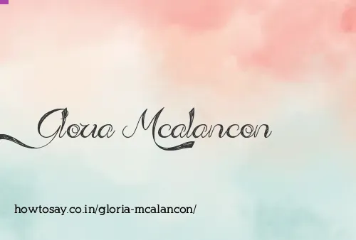 Gloria Mcalancon