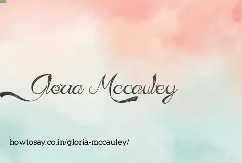 Gloria Mccauley