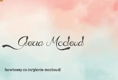 Gloria Mccloud