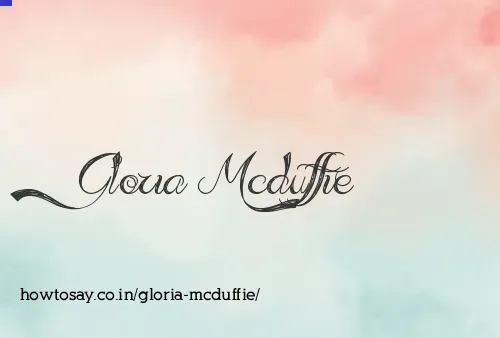 Gloria Mcduffie