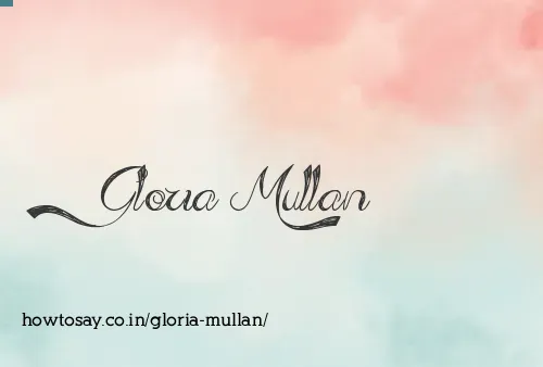 Gloria Mullan