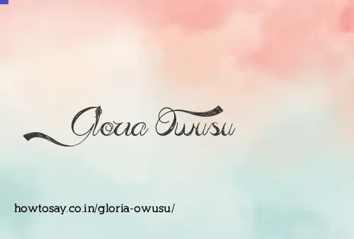 Gloria Owusu
