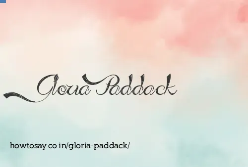 Gloria Paddack