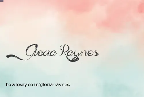Gloria Raynes