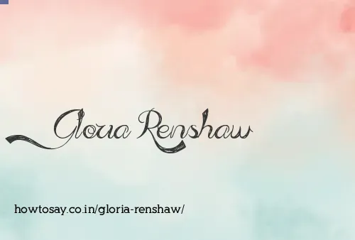 Gloria Renshaw