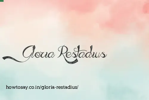 Gloria Restadius