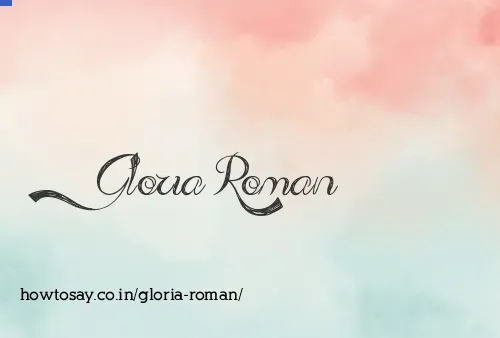 Gloria Roman