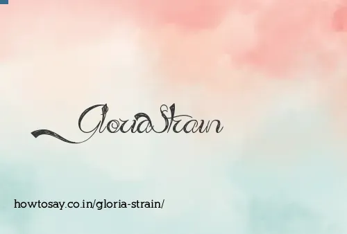 Gloria Strain