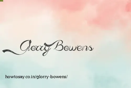 Glorry Bowens