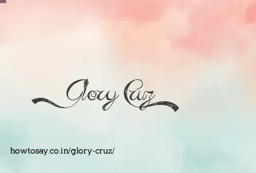Glory Cruz
