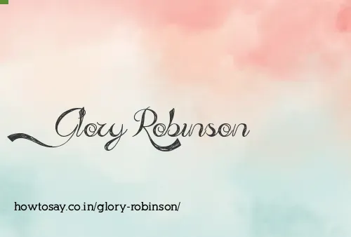 Glory Robinson