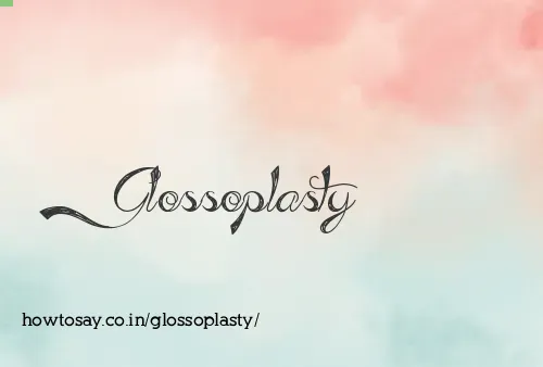Glossoplasty