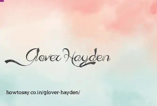 Glover Hayden
