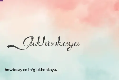 Glukhenkaya