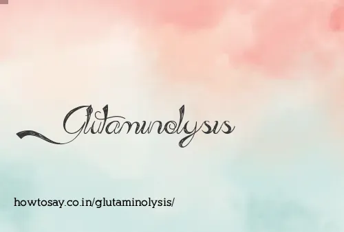 Glutaminolysis