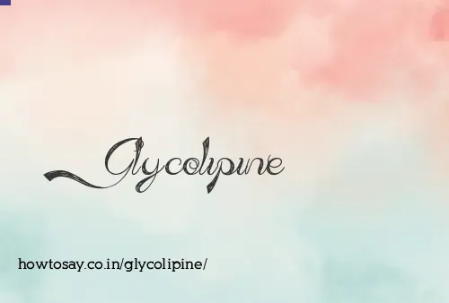 Glycolipine