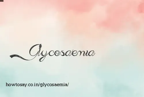 Glycosaemia