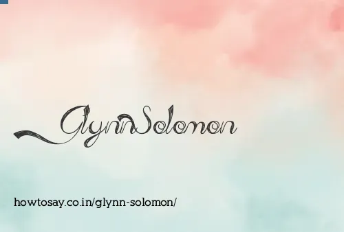 Glynn Solomon