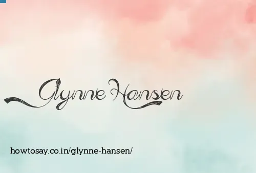 Glynne Hansen
