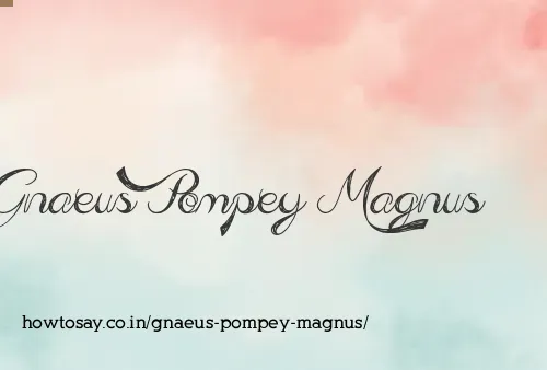 Gnaeus Pompey Magnus