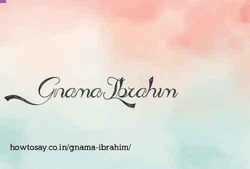 Gnama Ibrahim
