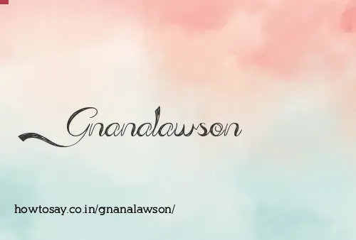 Gnanalawson