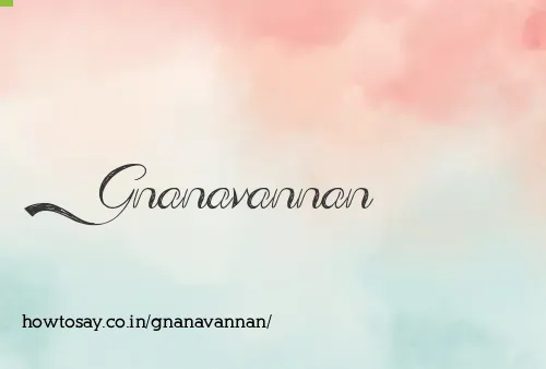 Gnanavannan