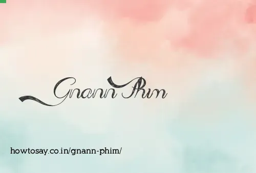 Gnann Phim