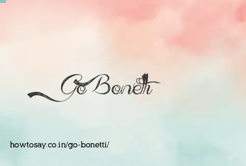 Go Bonetti
