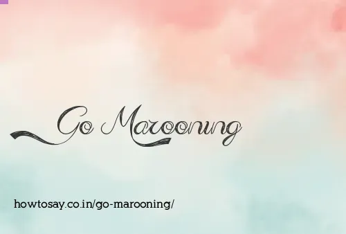 Go Marooning