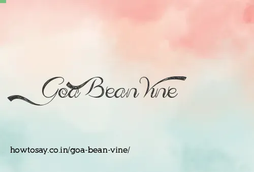 Goa Bean Vine
