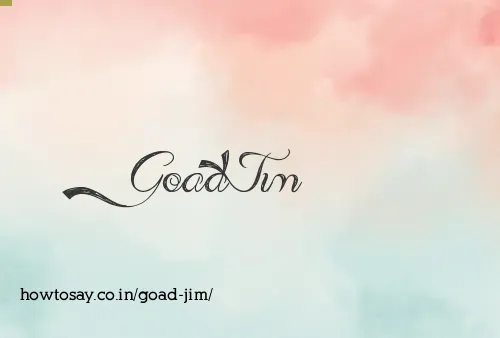 Goad Jim